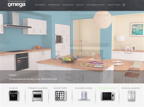 omega appliances website.